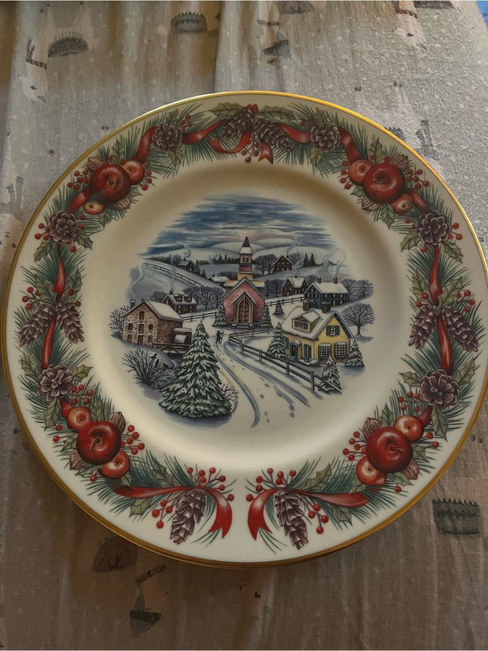 Lenox New England Hilltop Collector plate